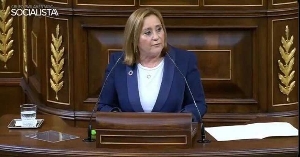 Archivo - La diputada nacional del PSOE por Huelva, María Luisa Faneca.