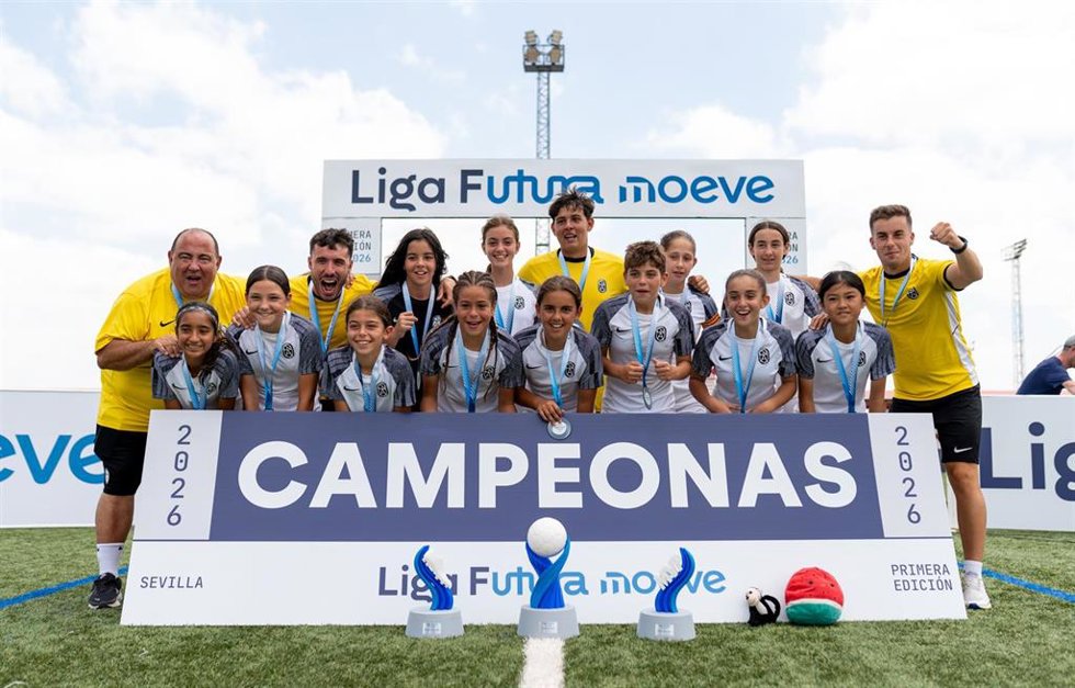 El FC Badalona Women, campeón de la Liga Futura Moeve