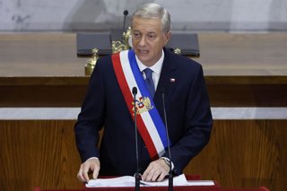 Valparaiso, 1 de junio 2026. El Presidente de la Republica Jose Antonio Kast ofrece la primera cuenta publica de su periodo en el Salon de Honor del Congreso Nacional. Sebastian Cisternas/Aton Chile