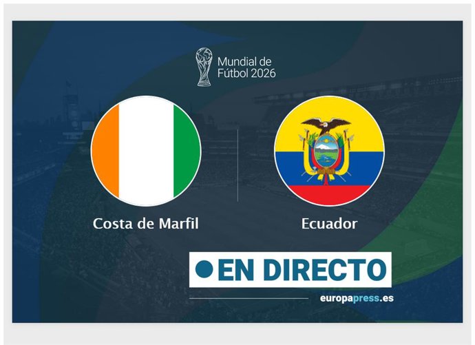Onces Iniciales probables: Costa de Marfil - Ecuador: resumen y estadísticas del partido de la jornada 1 de Copa Mundial de la FIFA