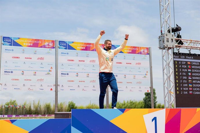 Carlos Arévalo se corona campeón de Europa de K1 200