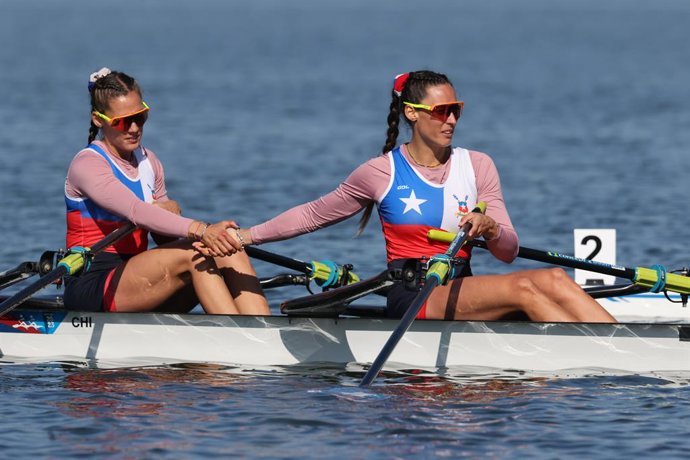 Archivo - Chile.- Mellizas Abraham fueron 4tas en remo y no podrán ir por medallas en París 2024