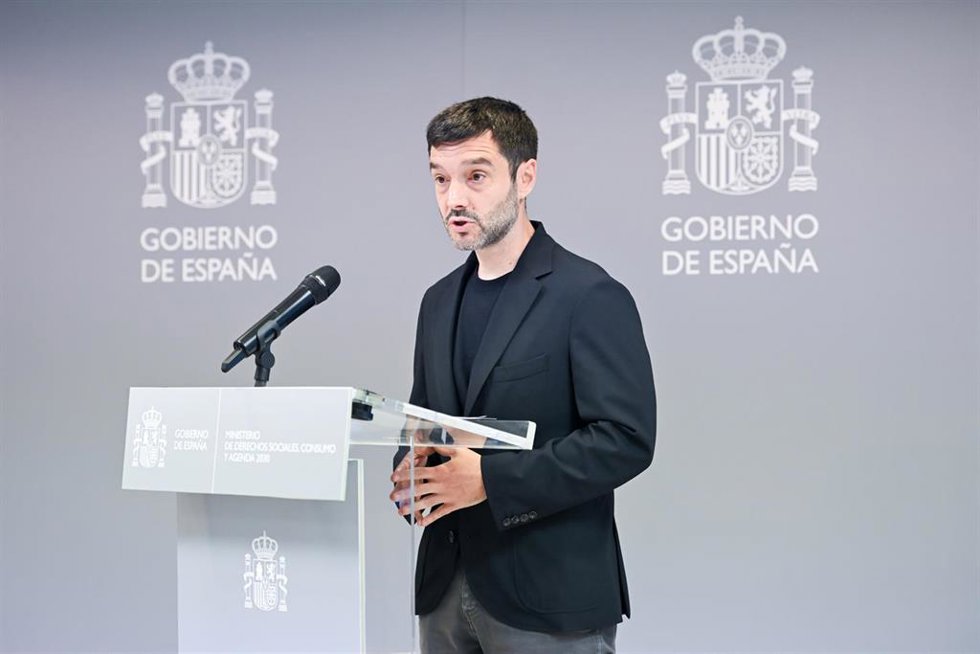 El ministro de Derechos Sociales, Consumo y Agenda 2030, Pablo Bustinduy en una foto de archivo. 
