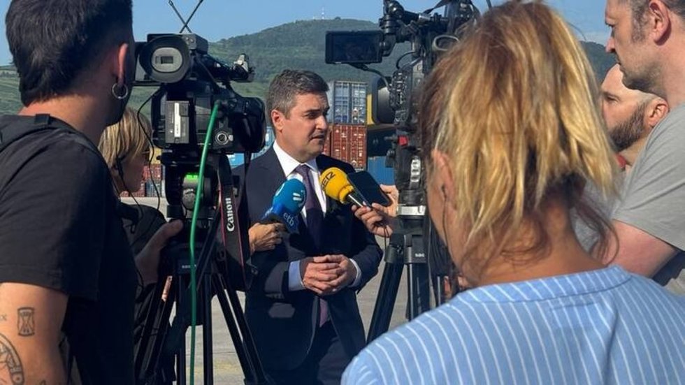 El consejero de Industria, Transición Energética y Sostenibilidad, Mikel Jauregi.