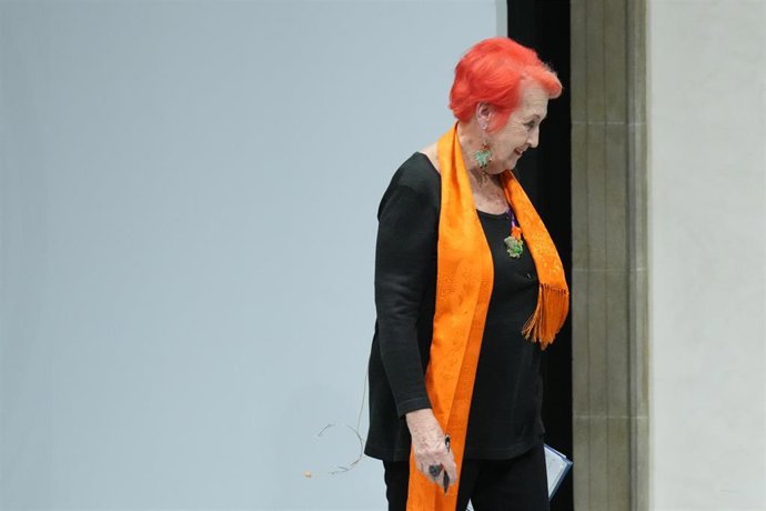Archivo - La periodista Rosa María Calaf durante el acto institucional del 8M en la Generalitat, a 6 de marzo de 2026, en Barcelona, Cataluña (España). ARCHIVO.