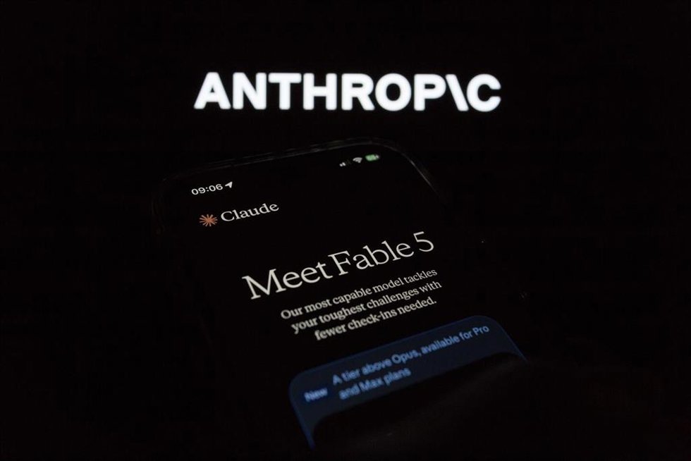 June 10, 2026, Taichung, Taiwan: Anthropic on Tuesday introduced Claude Fable 5, as seen featured on its webpage, displayed on a smartphone.