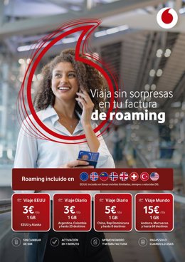 Oferta roaming de Vodafone España