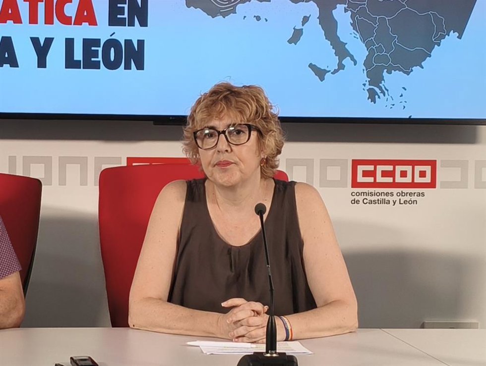 La secretaria general de CCOO Castilla y León, Ana Fernández de los Muros.