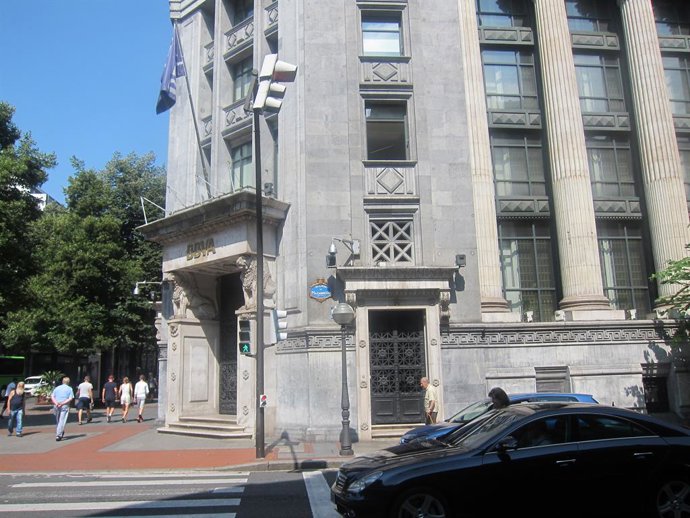 Archivo - Sede del BBVA en Bilbao