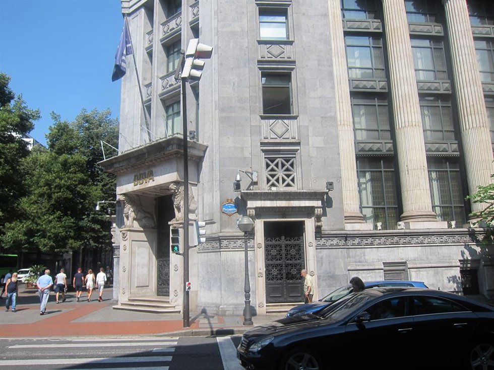 Archivo - Sede del BBVA en Bilbao