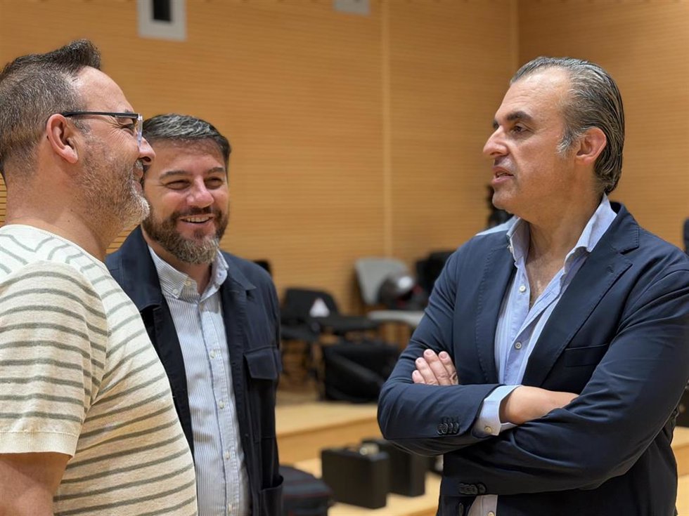 Responsables de Educación y del Ayuntamiento de Palma