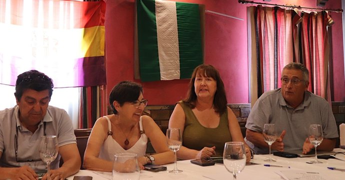 Reunión de la coordinadora de Iniciativa del Pueblo Andaluz (IdPA) en Málaga