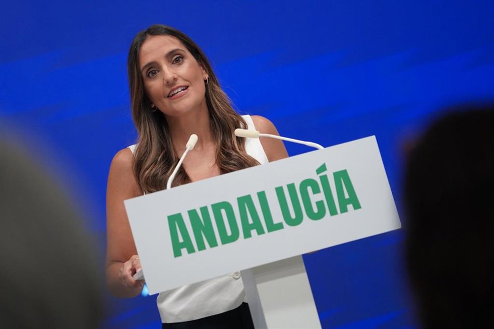 La vicesecretaria de Salud e Igualdad del PP andaluz, Beatriz Jurado, este lunes