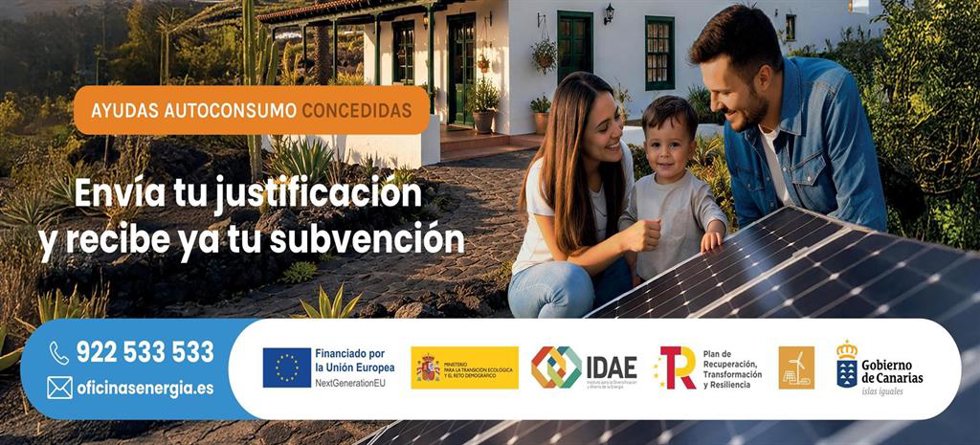 Campaña divulgativa sobre la justificación para tener la ayuda de autoconsumo de Transición Ecológica