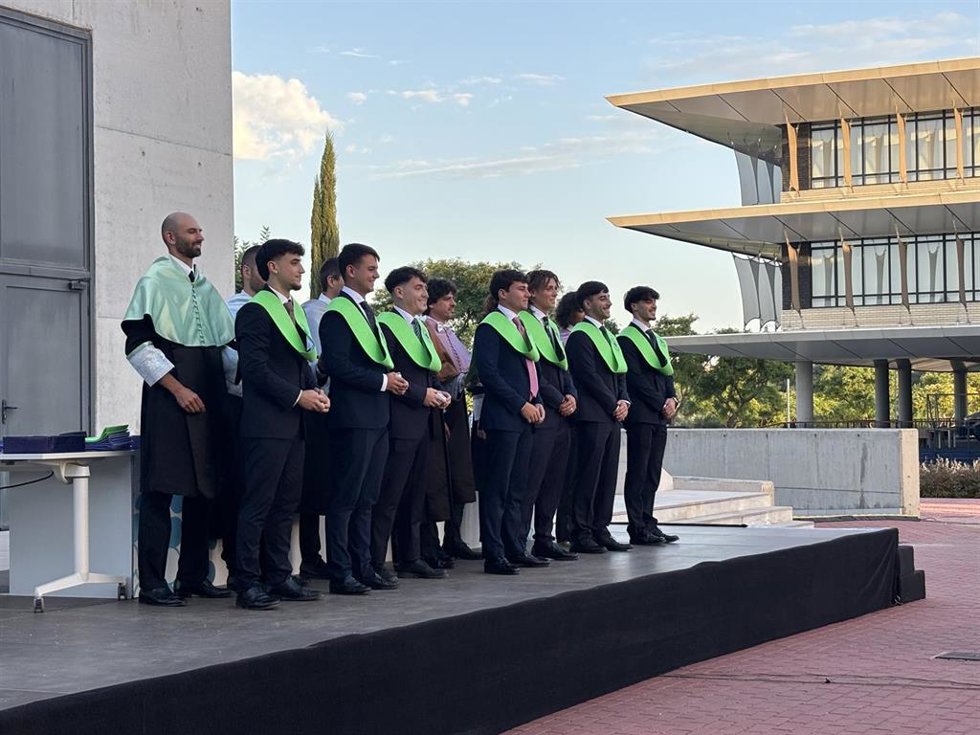 Acto de una de las graduaciones celebradas estos días en la Universidad Loyola Andalucía.