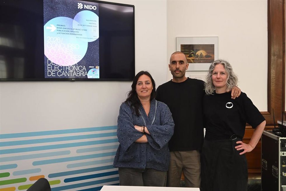 Presentación del primer concurso 'Jóvenes creadores de música electrónica de Cantabria'.