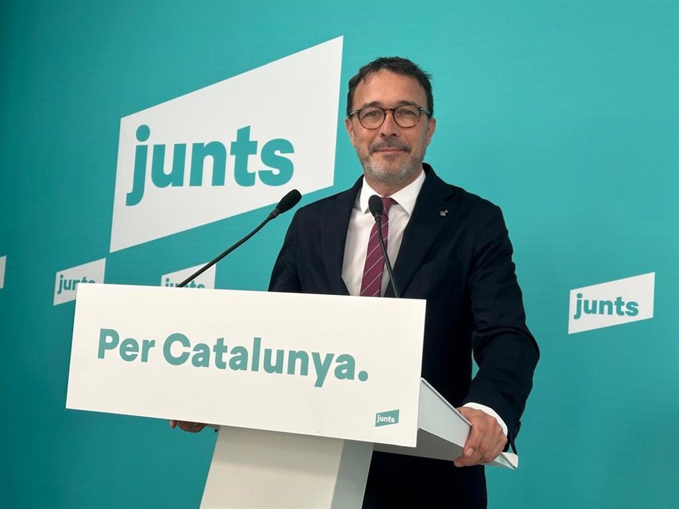 El portavoz de Junts, Josep Rius