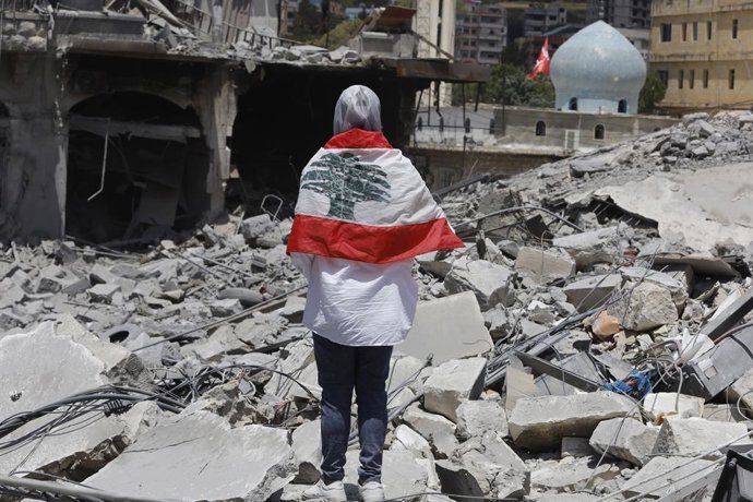 June 15, 2026, Nabatieh, South Lebanon, lebanon: Photos document the extensive destruction in the historic Saray district and old market of the city of Nabatieh in southern Lebanon, following a series of Israeli airstrikes that caused severe damage to bui