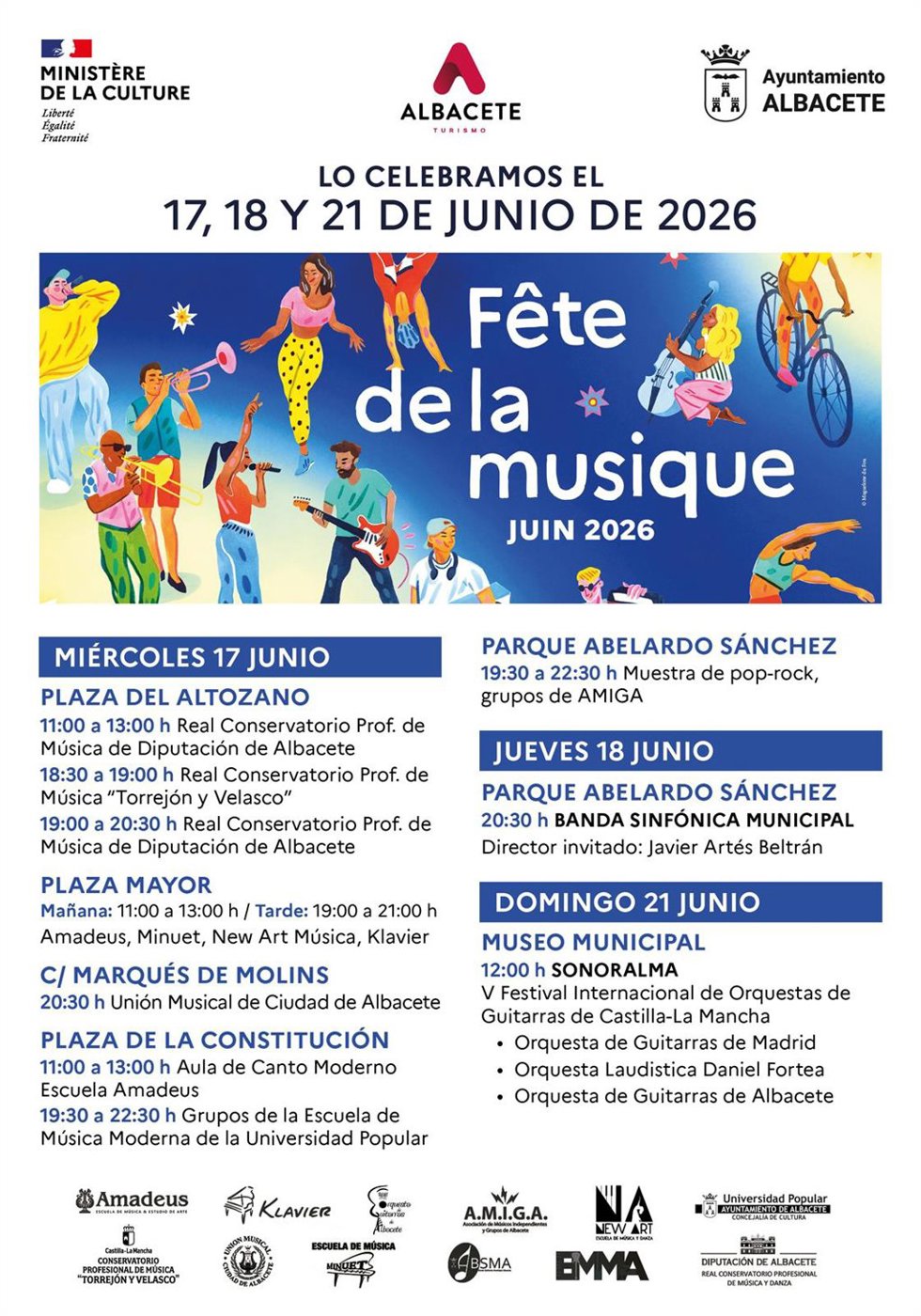 Elena Serrallé presenta una programación diversa y participativa para celebrar el Día Europeo de la Música: "Queremos acercar la cultura musical y llenar Albacete de talento"
