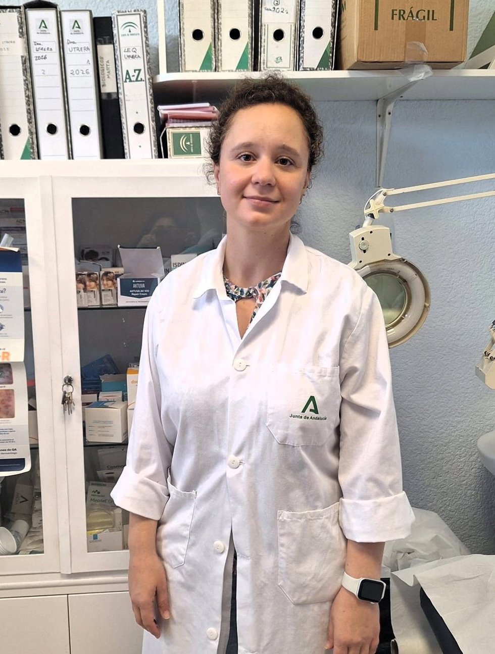 La dermatóloga del Hospital Infanta de Huelva Elena Marta Utrera Busquet.