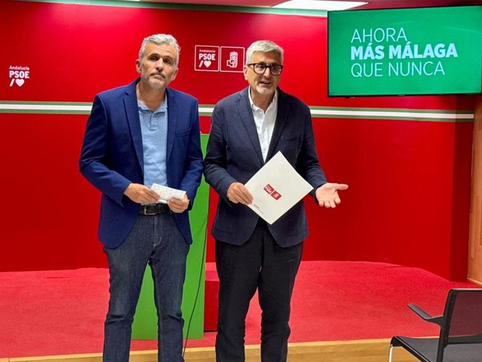 El secretario general del PSOE de Málaga, Josele Aguilar