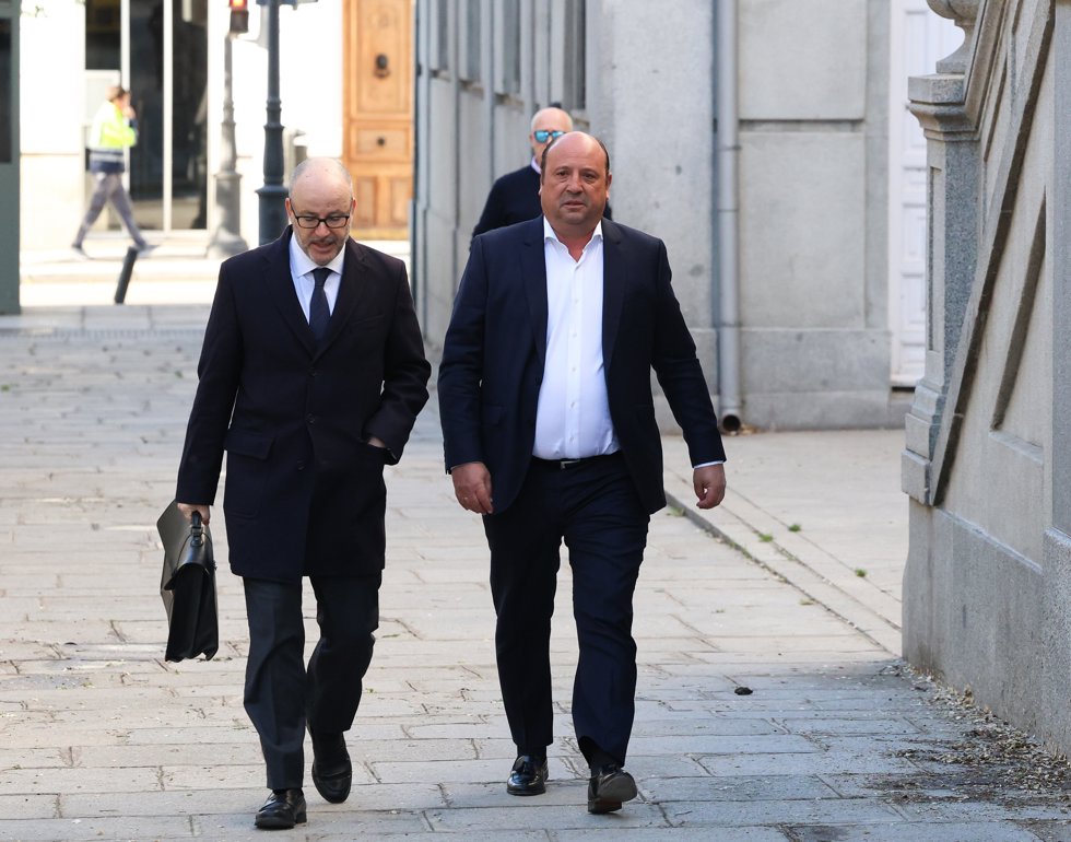 El empresario Claudio Rivas Ruiz Capillas a su llegada al Tribunal Supremo, a 13 de abril de 2026, en Madrid (España).