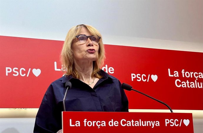 La vice-primera secretària i portaveu del PSC, Lluïsa Moret