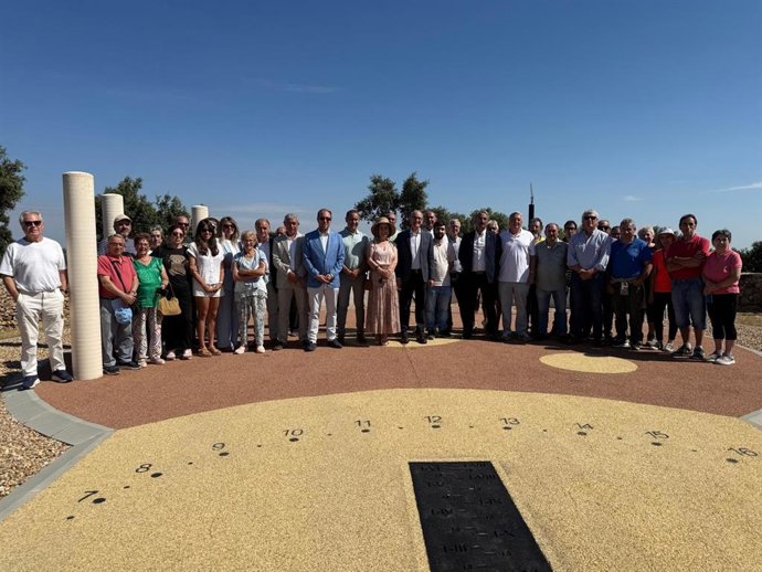 Inauguración del  mirador de El Maíllo, en Salamanca.