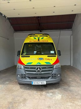 Ambulancia soporte vital avanzado de Es Mercadal