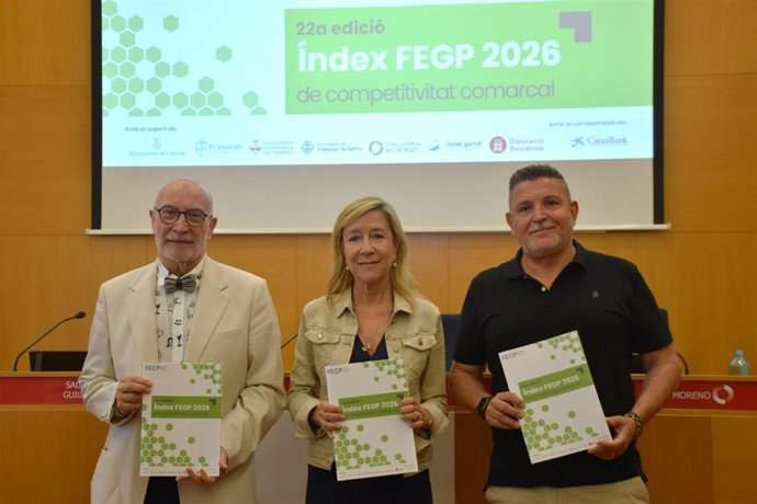 Imagen del momento de la presentación del informe este lunes en Barcelona.