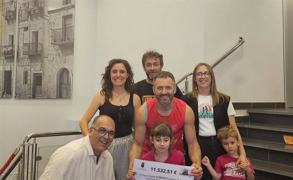 El dinero recaudado se destinará de manera íntegra a los proyectos que la Fundación Hodeilargi tiene en marcha