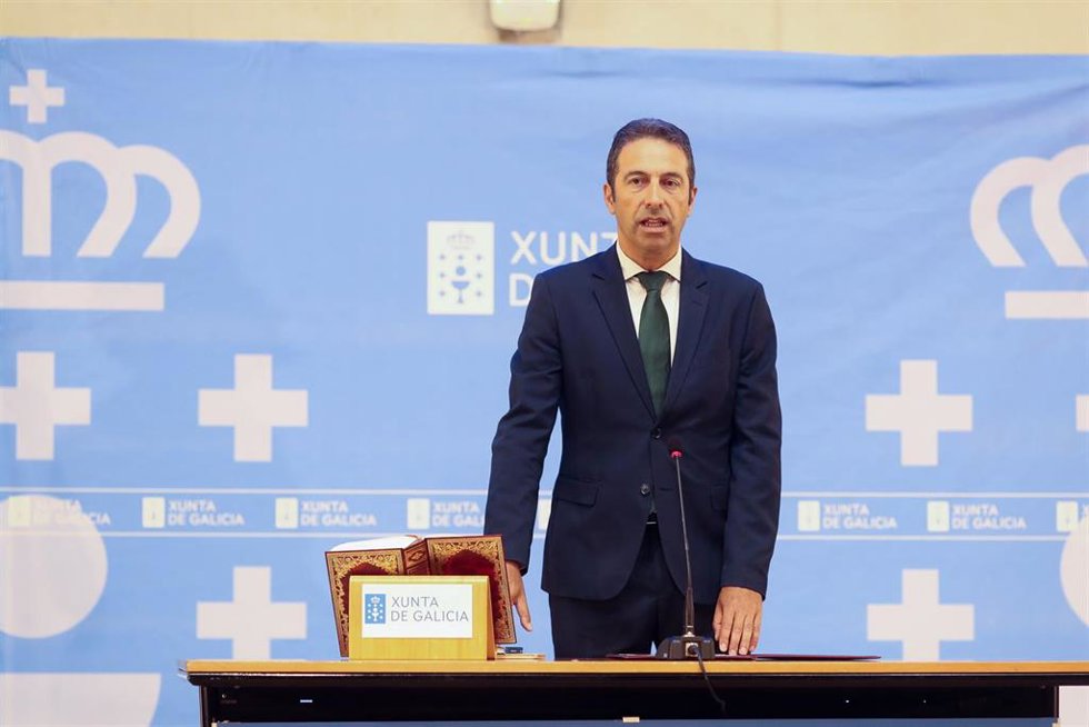 Villares, en su toma de posesión.