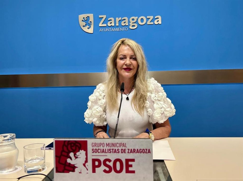 Archivo - La concejal del grupo municipal del PSOE en el Ayuntamiento de Zaragoza, Ros Cihuelo