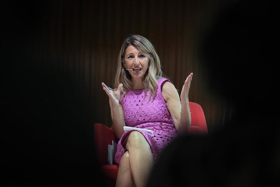 La vicepresidenta segunda y ministra de Trabajo, Yolanda Díaz.