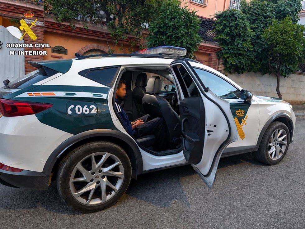 Detenido un varón de 32 años como presunto autor de un delito de robo con fuerza en interior de vivienda mediante escalo, así como de otros hechos delictivos cometidos en las localidades granadinas de Peligros y Maracena.