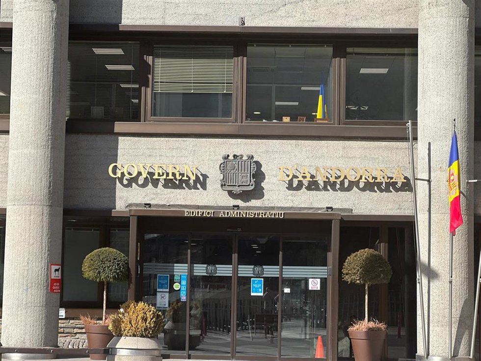 Vista del edificio del Govern de Andorra