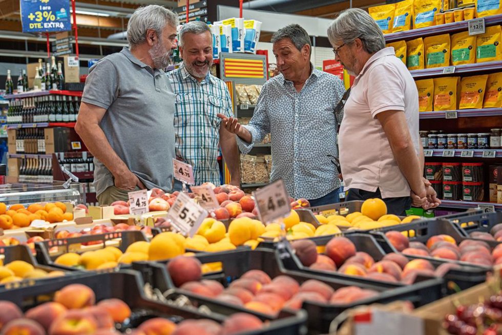 Feria de proximidad de Caprabo celebrada en Altafulla (Tarragona)
