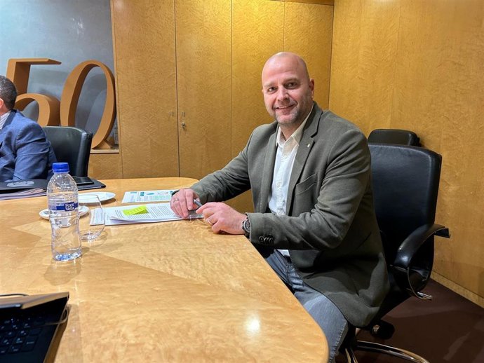 Archivo - El presidente de la Associació de Promotors de Catalunya (APCE) , Xavier Vilajoana, en una imagen de archivo