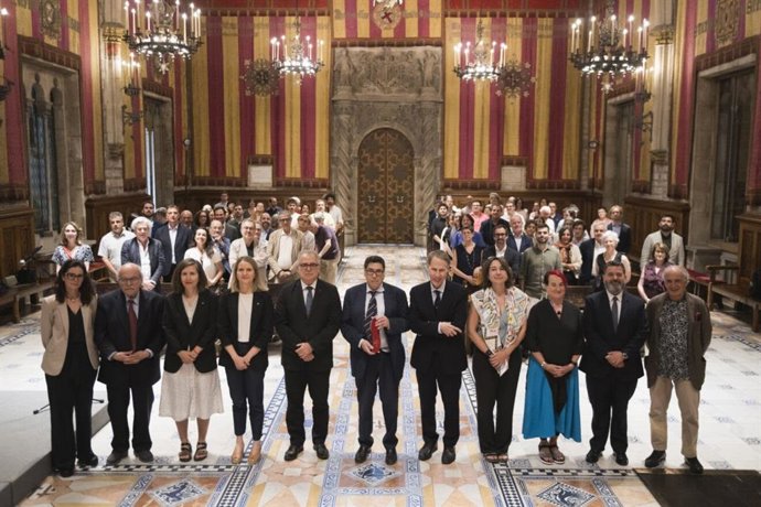 Acto de este lunes para conceder el IV premio Hipàtia a Philippe Aghion