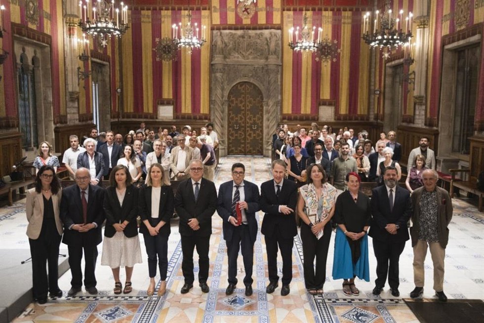 Acto de este lunes para conceder el IV premio Hipàtia a Philippe Aghion