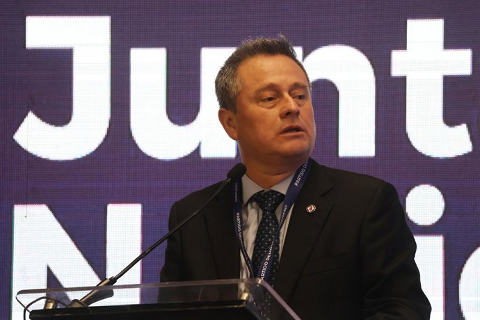 Santiago, 13 de junio de 2026. Cambio de mando durante la Junta Nacional del partido Democrata Cristiano. Jonnathan Oyarzun/Aton Chile