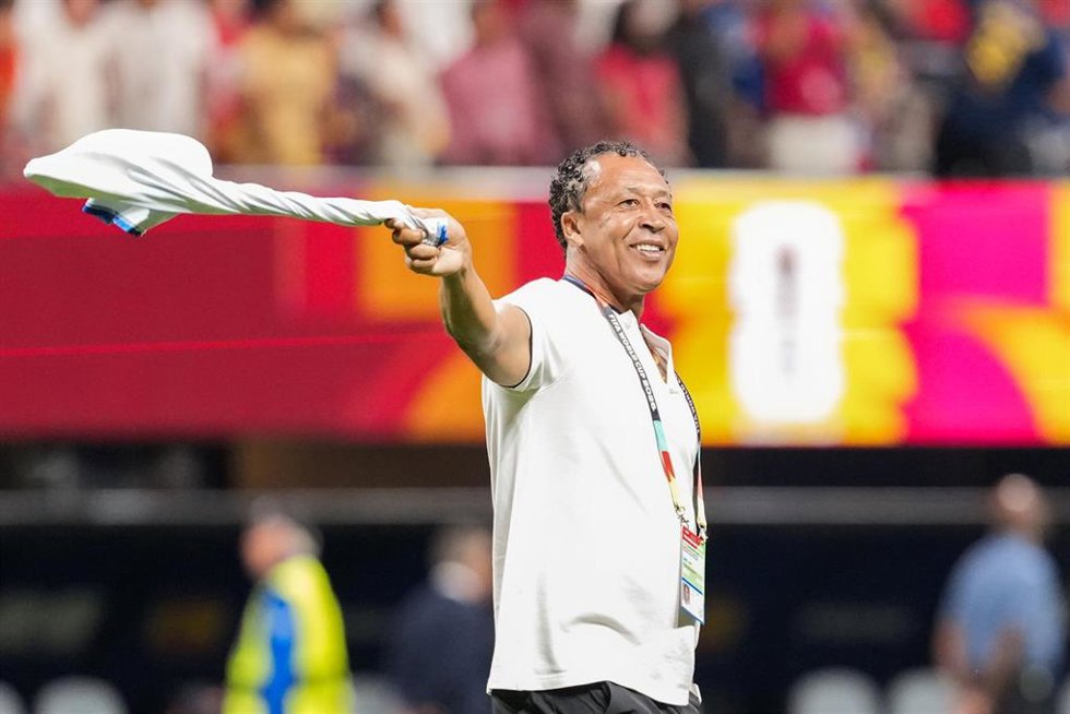 Bubista, seleccionador de Cabo Verde, celebra el empate ante España en el Mundial de 2026