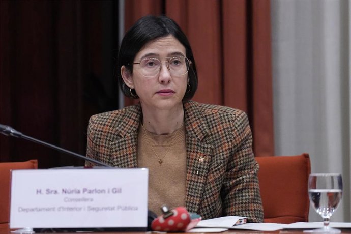 Archivo - La consellera de Interior, Núria Parlon