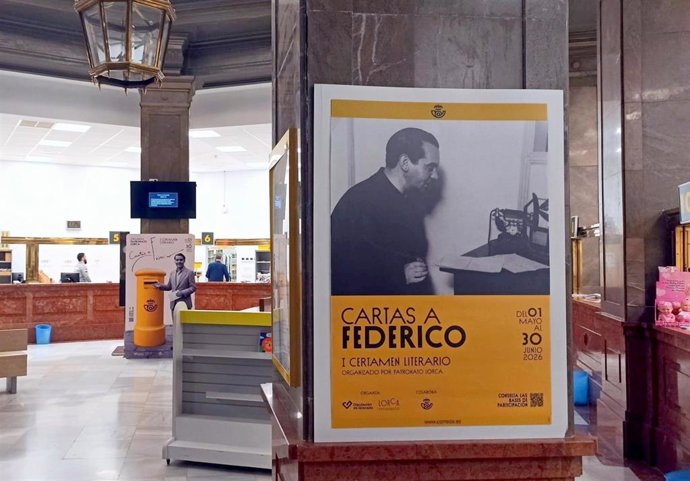 Archivo - La oficina principal de Correos de Granada anima a participar en la recta final del certamen literario “Cartas a Federico” dedicado a Lorca