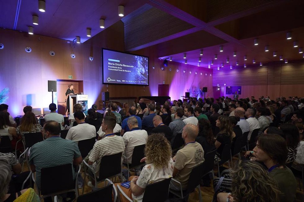 Inauguración de la jornada en Baluarte.
