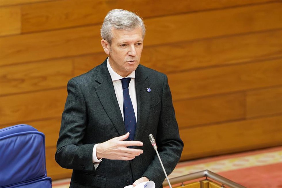 El presidente de la Xunta, Alfonso Rueda