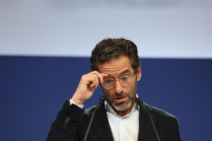 Archivo - El vicesecretario de Cultura y Sociedad Abierta del Partido Popular, Borja Sémper, ofrece una rueda de prensa posterior a la reunión del Comité de Dirección del Partido Popular, en la sede del PP, a 18 de septiembre de 2023, en Madrid (España). 