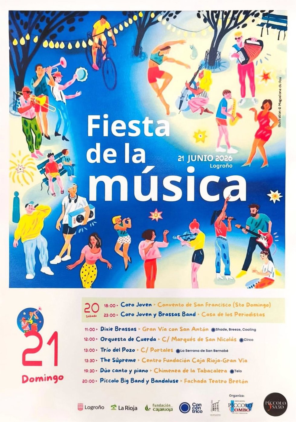 La Fiesta de la Música "toma" Logroño y Santo Domingo este sábado y domingo con ocho conciertos en escenarios insólitos