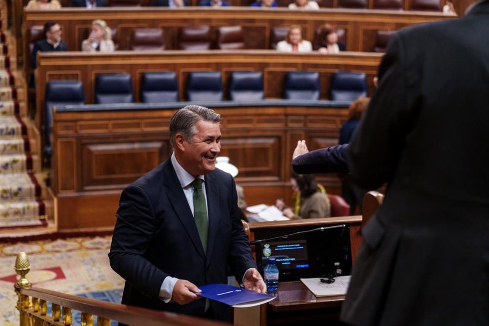 Archivo - El diputado del PP José Ignacio Romaní durante una sesión de control al Gobierno, en el Congreso de los Diputados, a 18 de marzo de 2026, en Madrid (España). ARCHIVO.