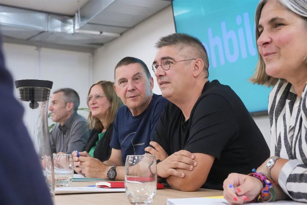 Archivo - Reunión de la Mesa Política de EH Bildu